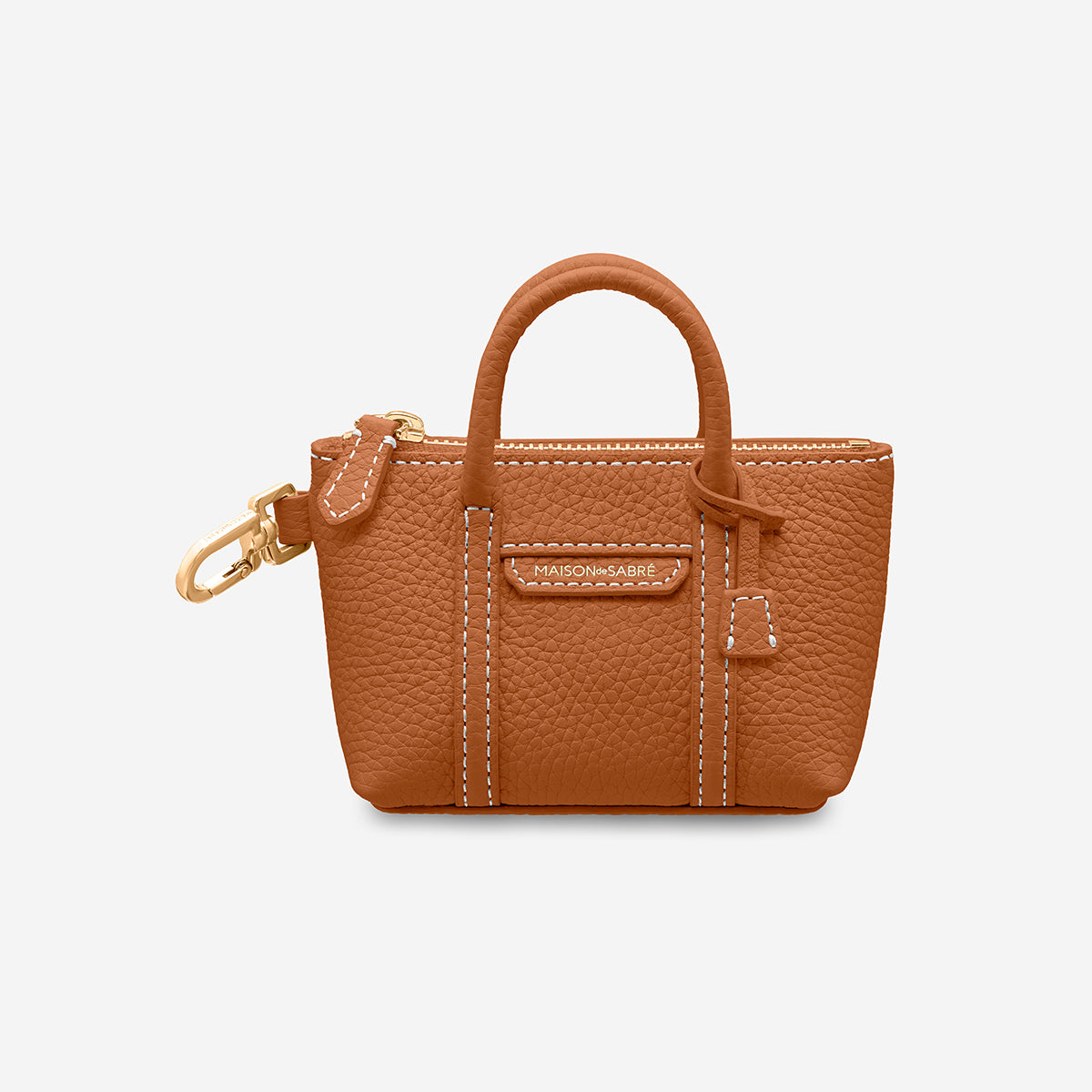 The SABRÉMOJI™ Weekender Charm - Pecan Brown