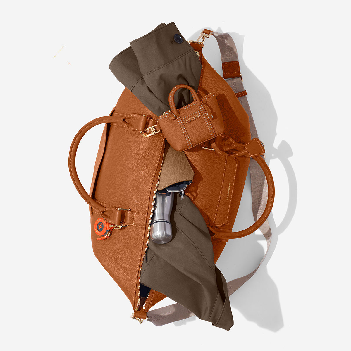 The SABRÉMOJI™ Weekender Charm - Pecan Brown