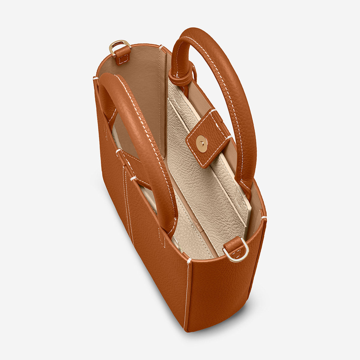 The Mini Soft Tote - Pecan Nude