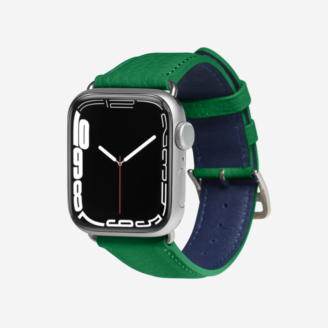 Apple Watch Band (42/45/49mm) - Emerald Green – MAISON de SABRÉ Apple Watch Band (42/45/49mm) - Emerald Green – MAISON de SABRÉ