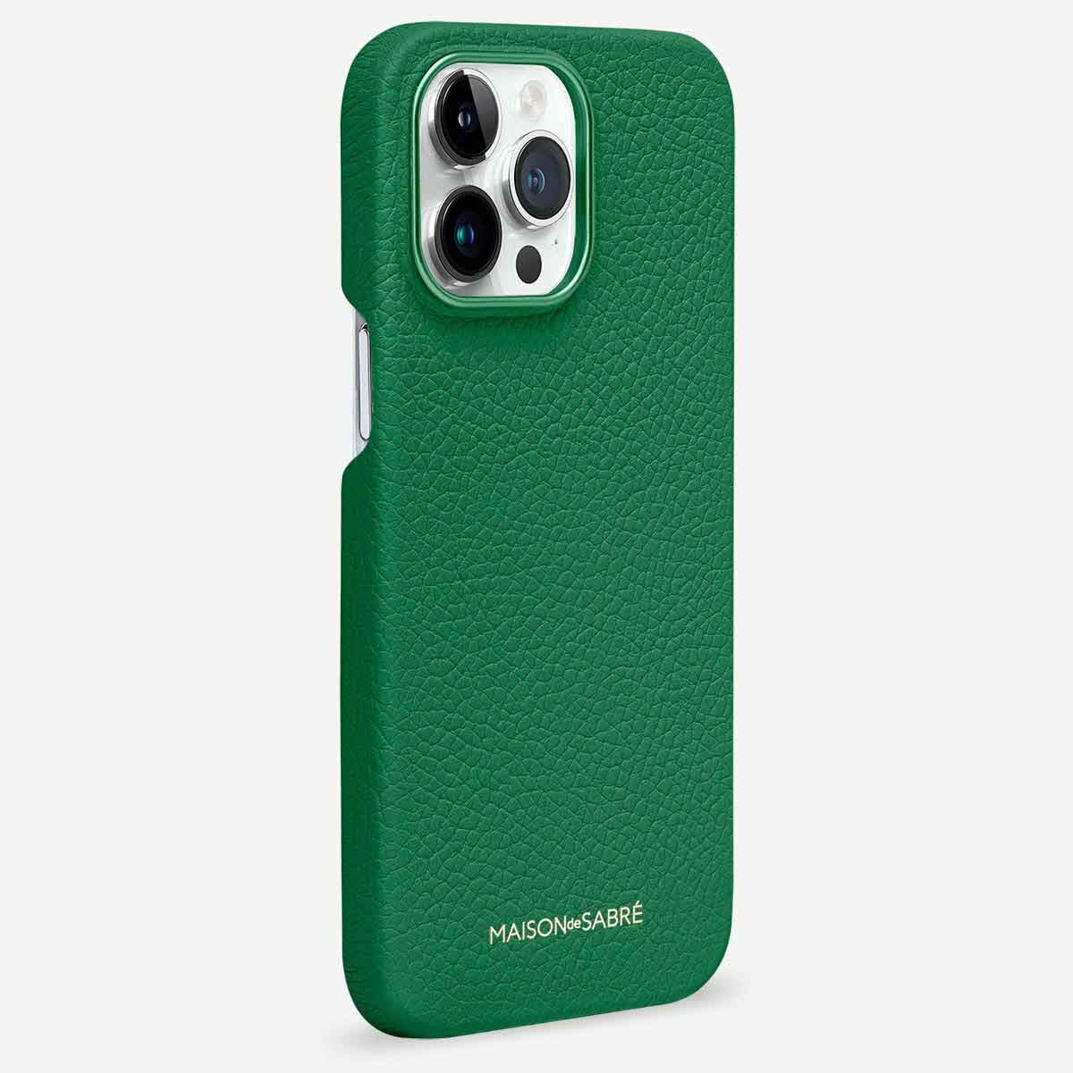 iPhone 15 Pro Max Case in Emerald Green | MAISON de SABRÉ