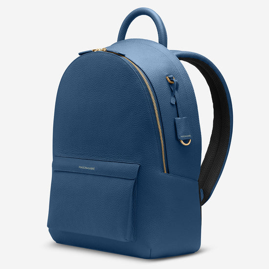 blue leather backpacks Backpack Navy and city exploring. Cobalt Blue Leather Backpack