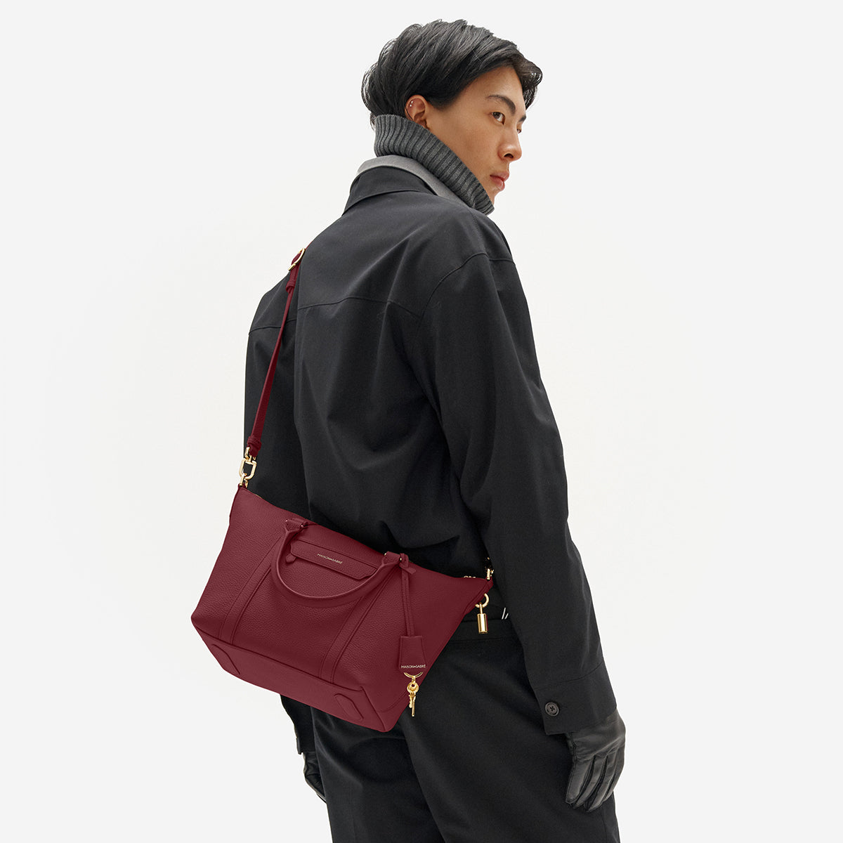 Small Weekender in Plum Red | MAISON de SABRÉ