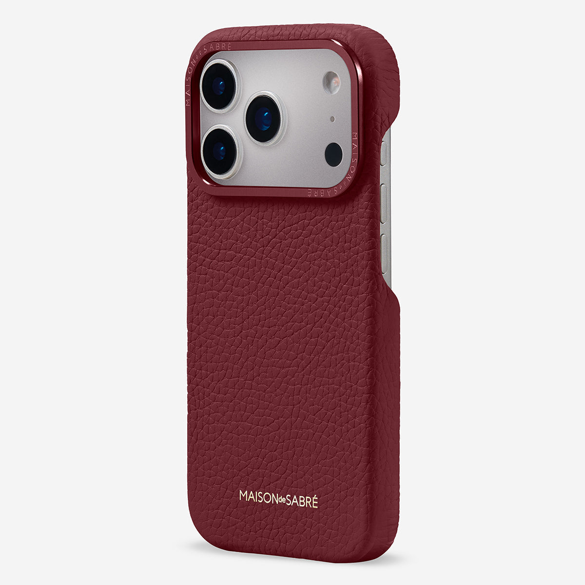 MAISON de SABRE iPhone17Pro max用ケース iPhone 17 Pro Max Case in Plum Red | MAISON de SABRÉ