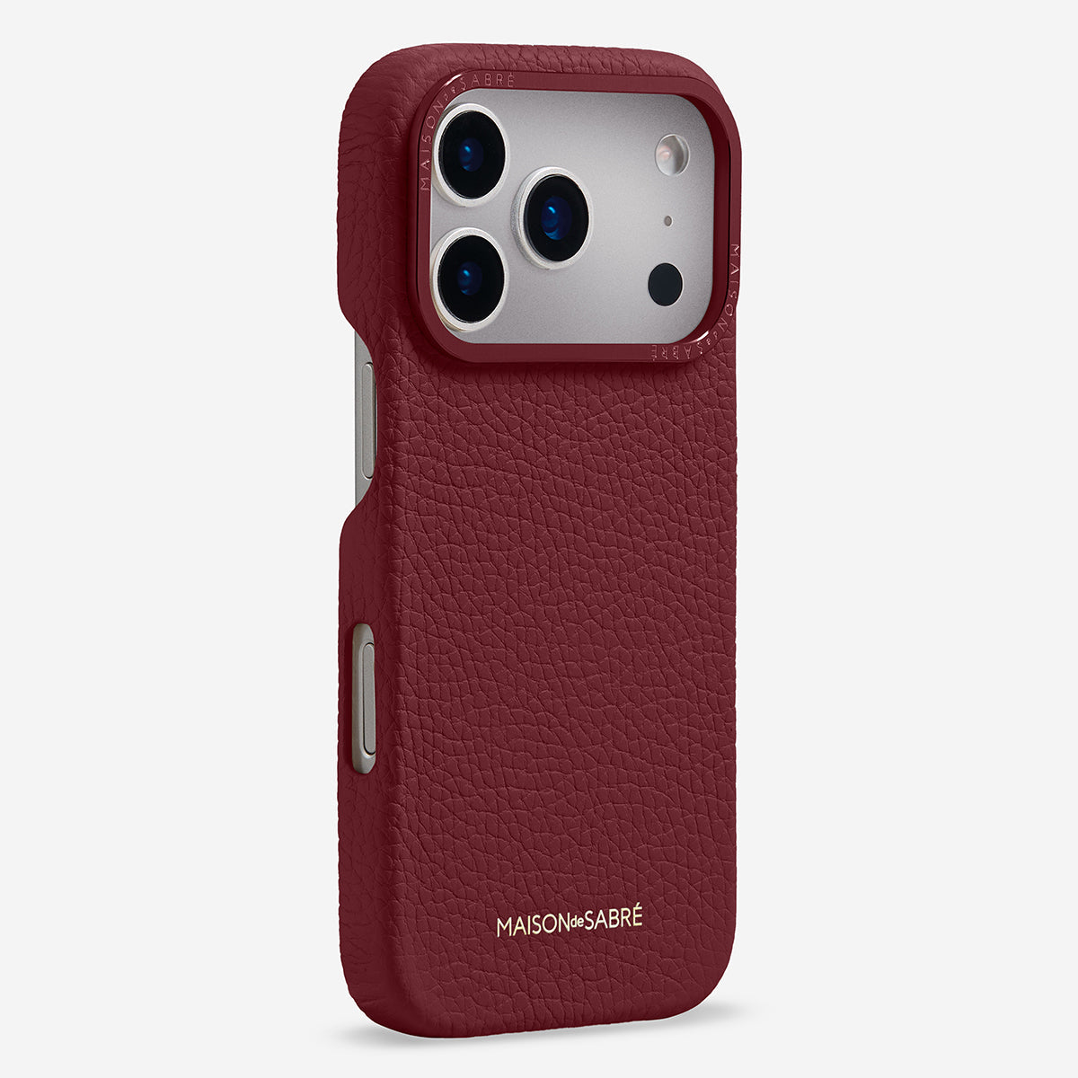 iPhone 17 Pro Max Case in Plum Red | MAISON de SABRÉ