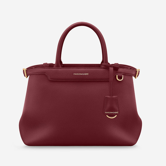 plum-red front