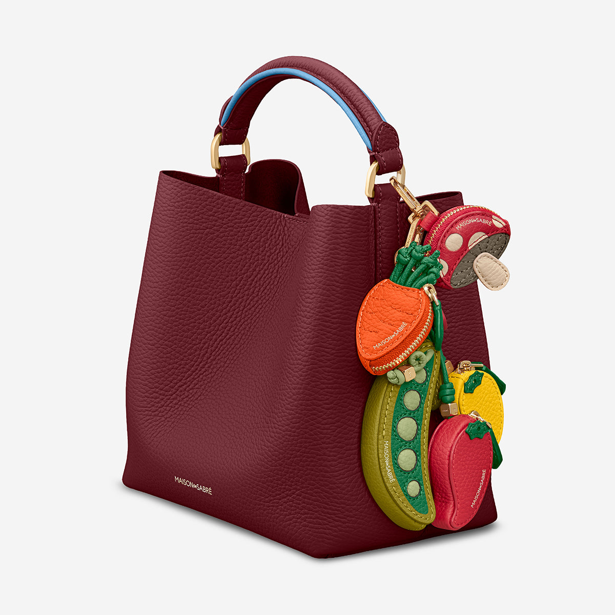 The Mini Bucket Bag - Plum Sky – MAISON de SABRÉ