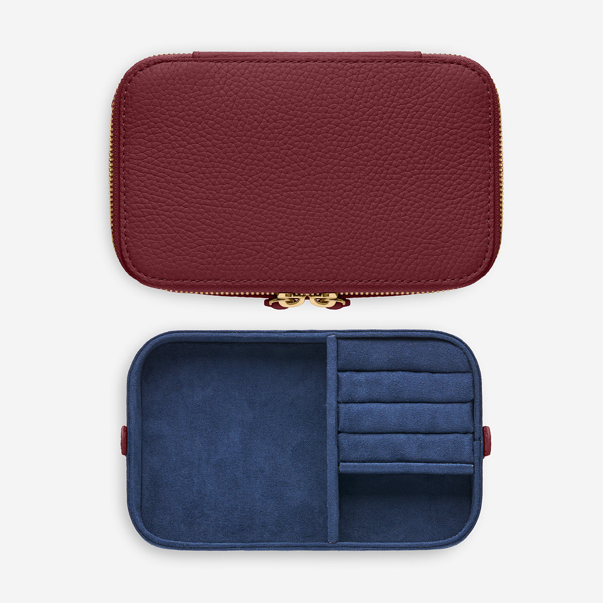 The Jewellery Case - Plum Red