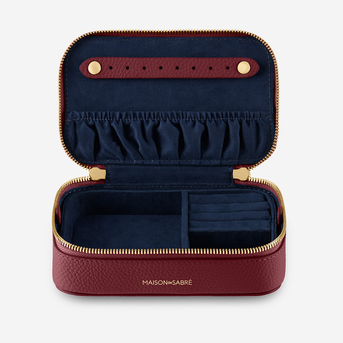 The Jewellery Case - Plum Red