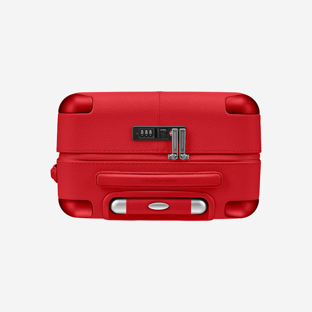 The Carry On Suitcase - Pomegranate Red