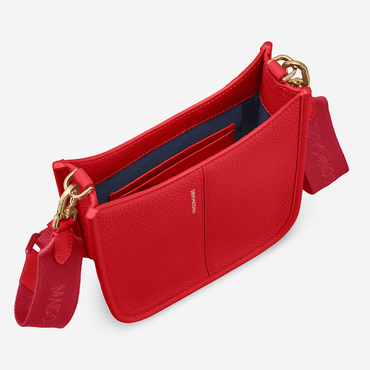 The Mini Saddle Bag - Pomegranate Red