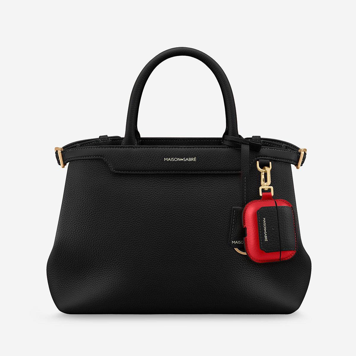 AirPods Pro 3 Case Charm in Rouge Noir | MAISON de SABRÉ