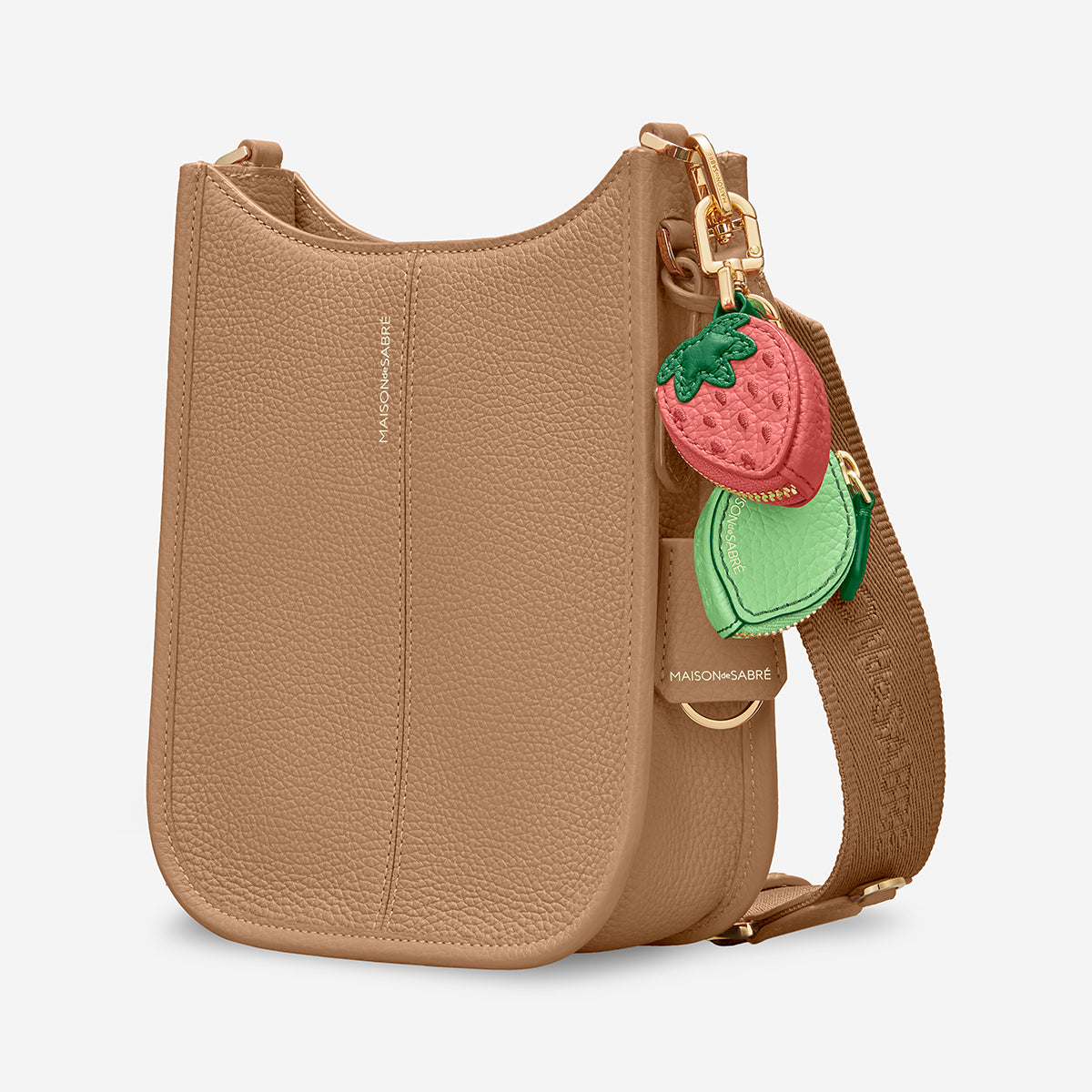 The Mini Saddle Bag - Sandstone Brown