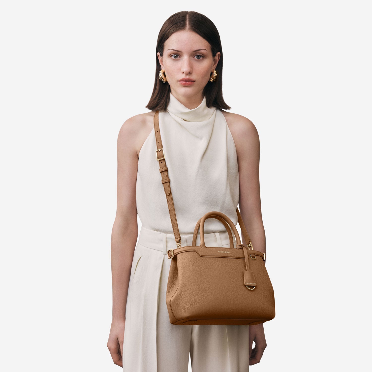 Medium Palais in Sandstone Brown | MAISON de SABRÉ