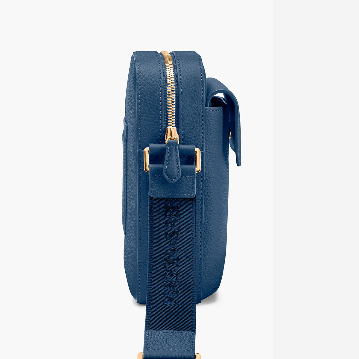 Small Messenger Bag in Pacific Blue | MAISON de SABRÉ