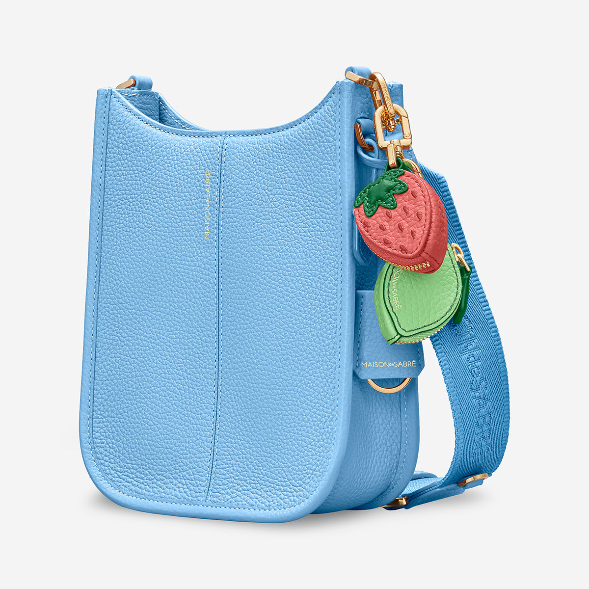 The Mini Saddle Bag - Sky Blue