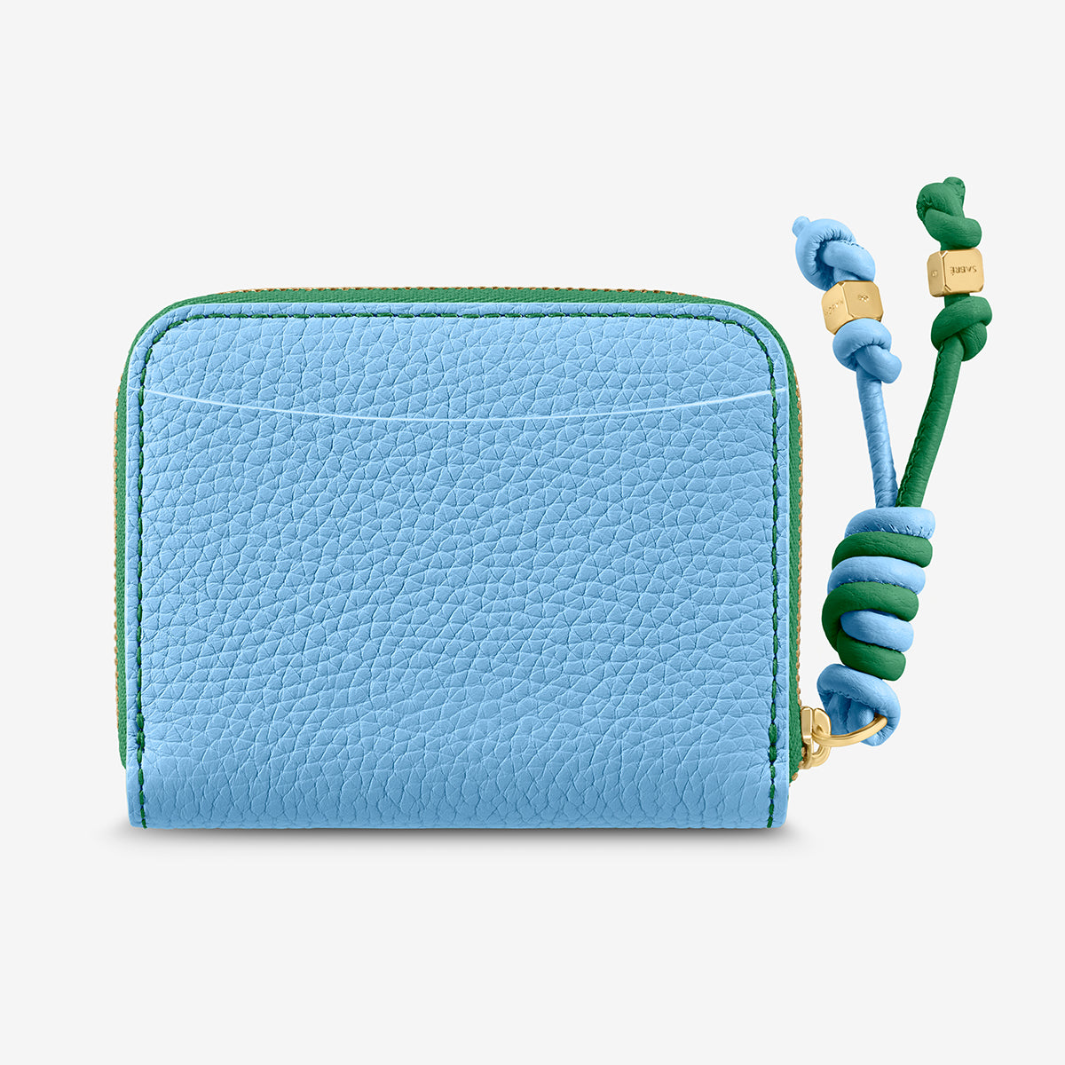 Zipped Wallet - Sky Emerald