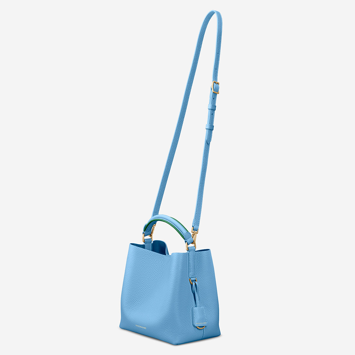 The Mini Bucket Bag - Sky Emerald – MAISON de SABRÉ