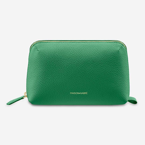 Tech Pouch in Emerald Green | MAISON de SABRÉ