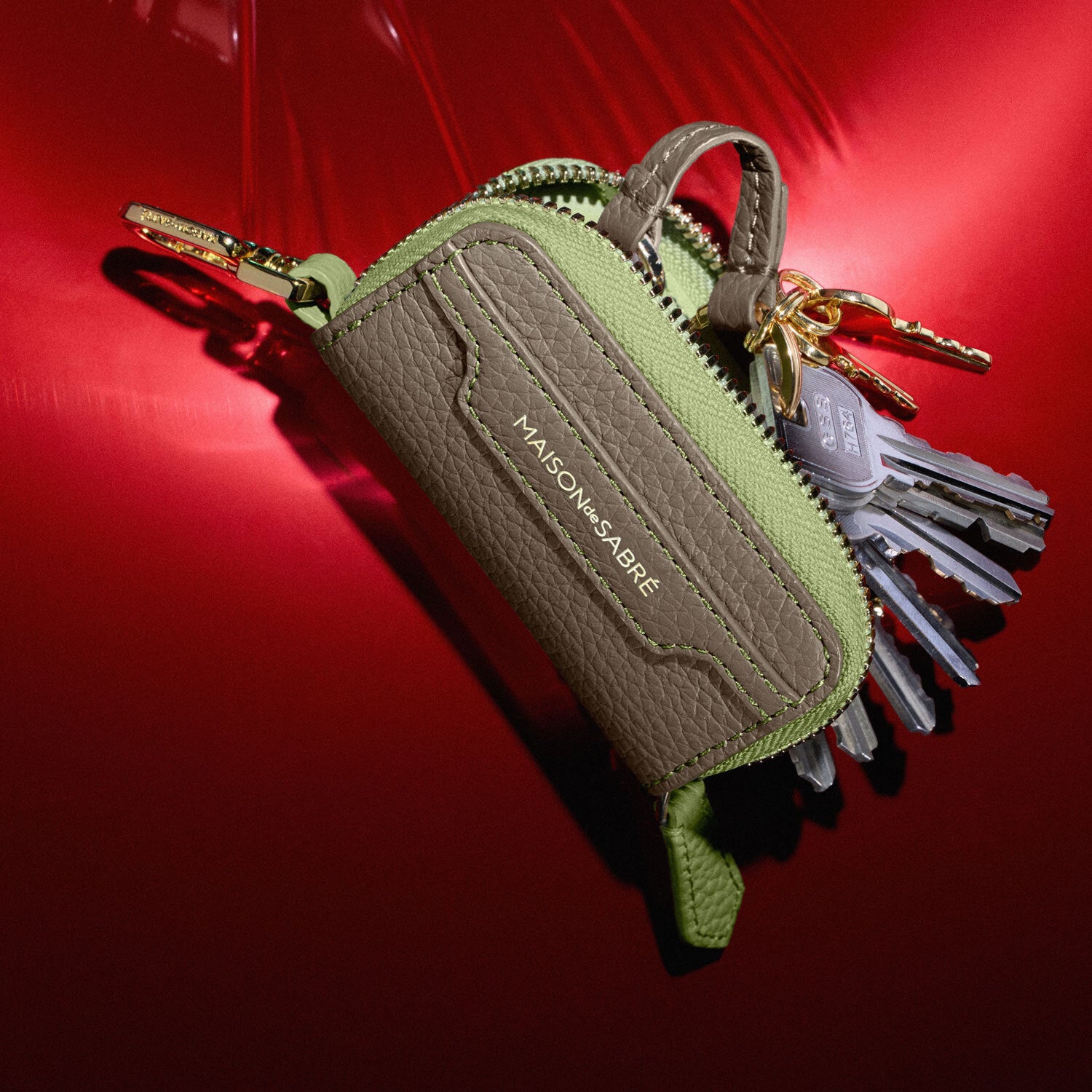 The Key Case Charm - Cashmere Matcha – MAISON de SABRÉ