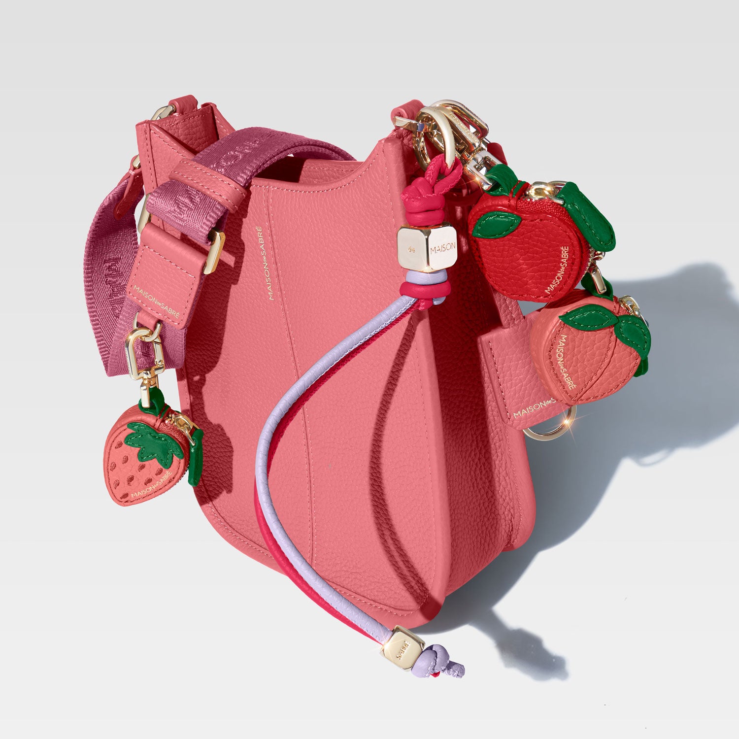 Maison de Sabre Leather Mini Saddle Bag