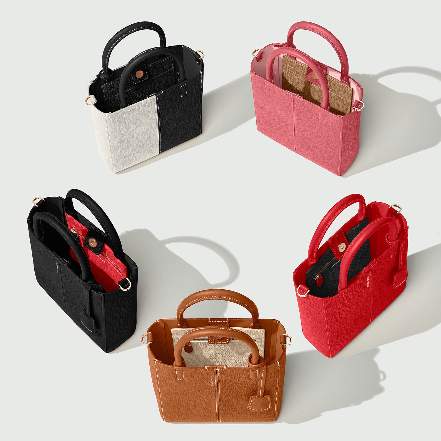 The Mini Soft Tote - Candy Sandstone – MAISON de SABRÉ The Mini Soft Tote - Candy Sandstone – MAISON de SABRÉ