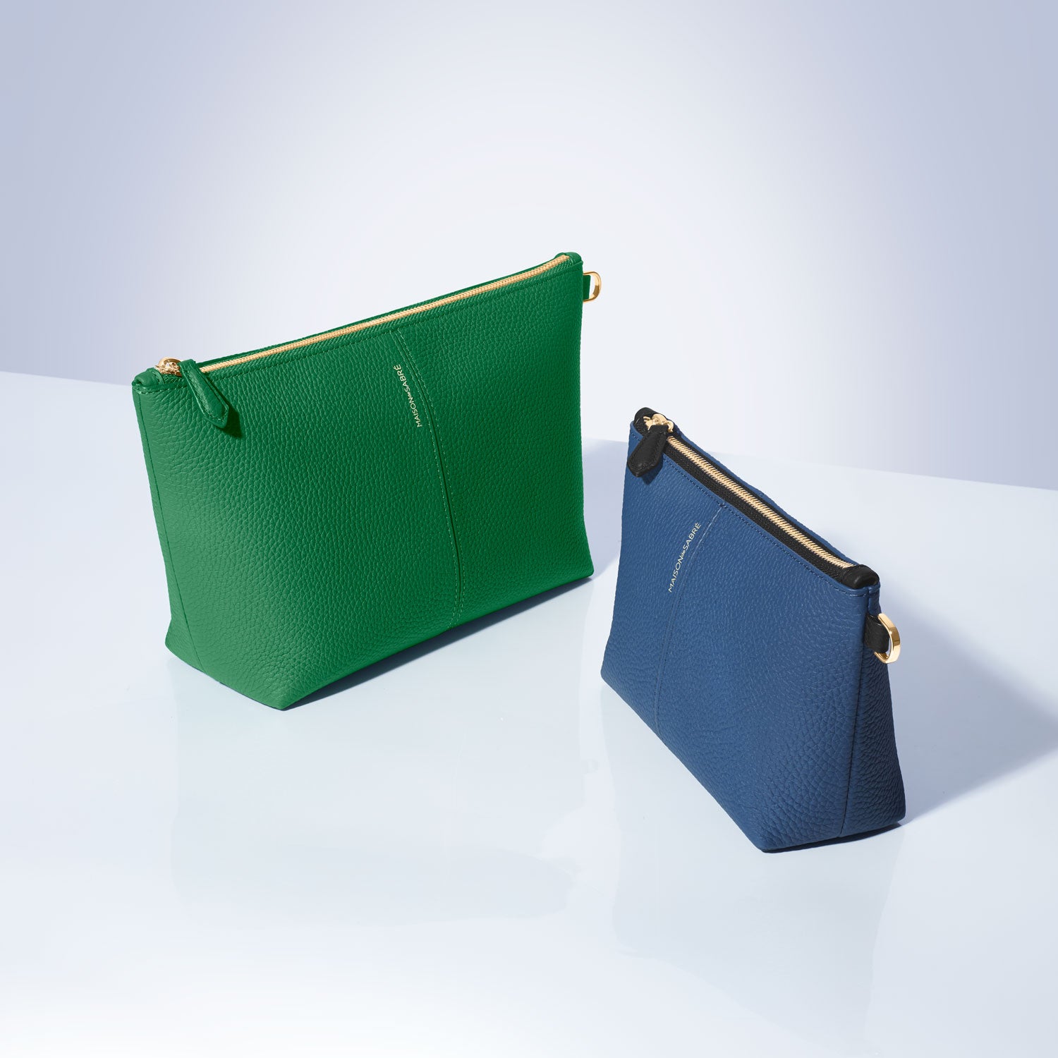 The Medium Flaire Pouch - Manhattan Sandstone – MAISON de SABRÉ