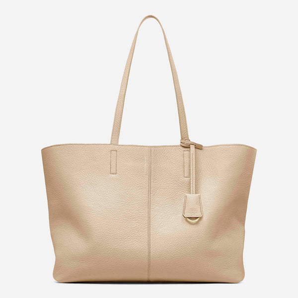 Zipped Soft Tote in Saharan Nude | MAISON de SABRÉ