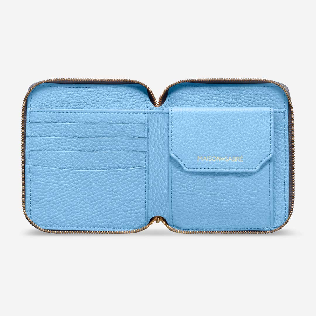 The Zip Around Wallet - Graphite Sky