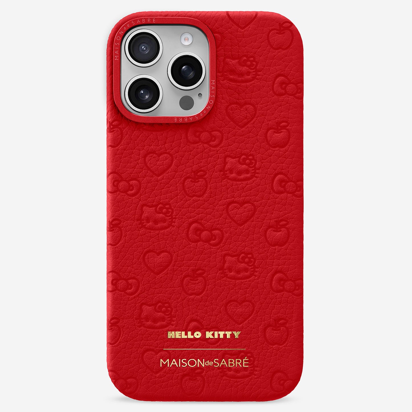 iPhone 16 Pro Max Case - Pomegranate Red (Hello Kitty)