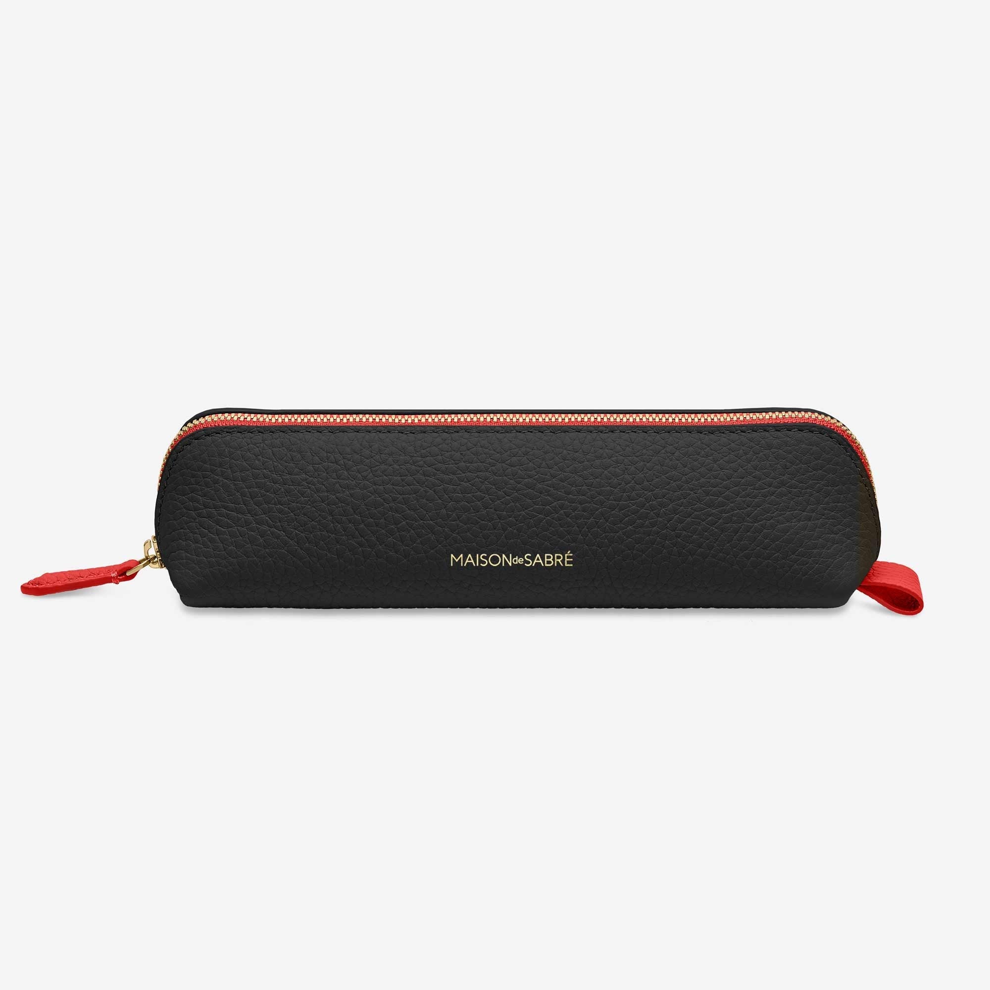Pencil Case in Rouge Noir | MAISON de SABRÉ