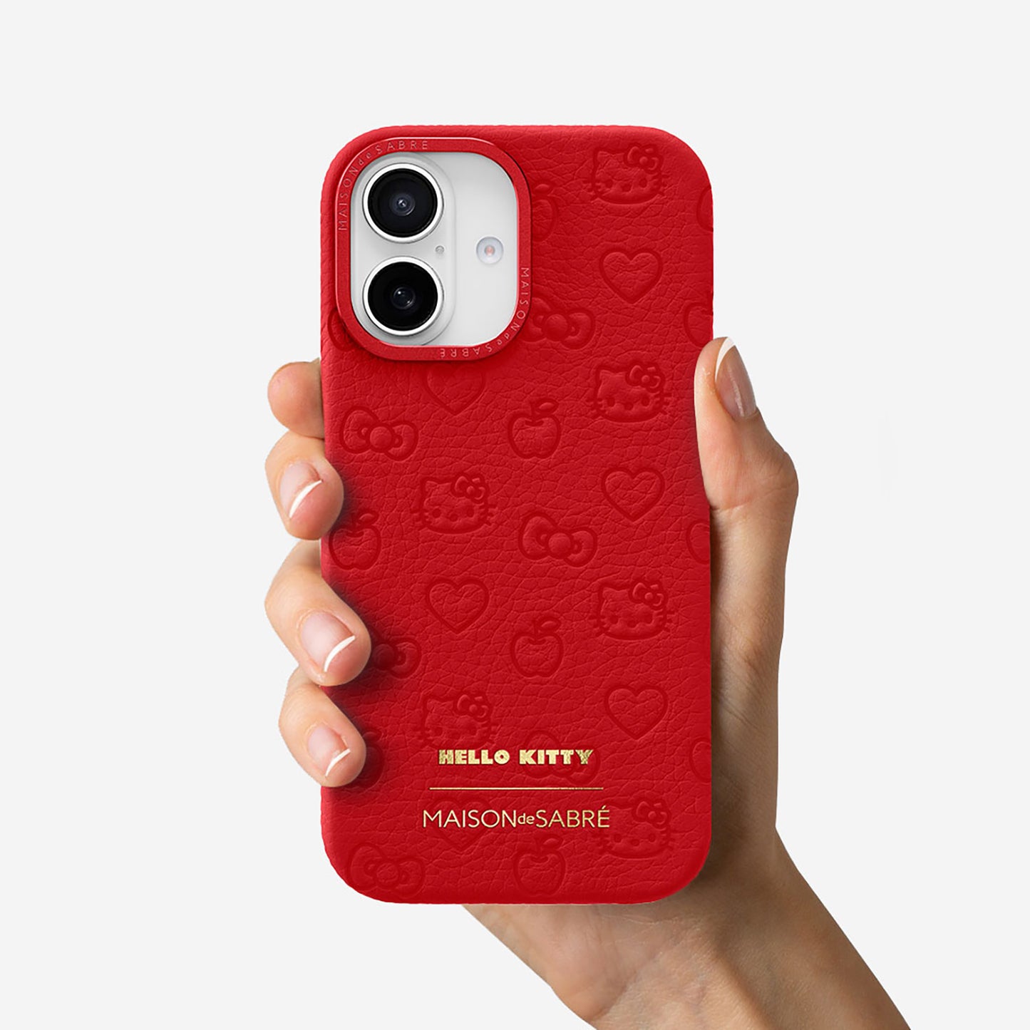 iPhone 16 Case - Pomegranate Red (Hello Kitty)