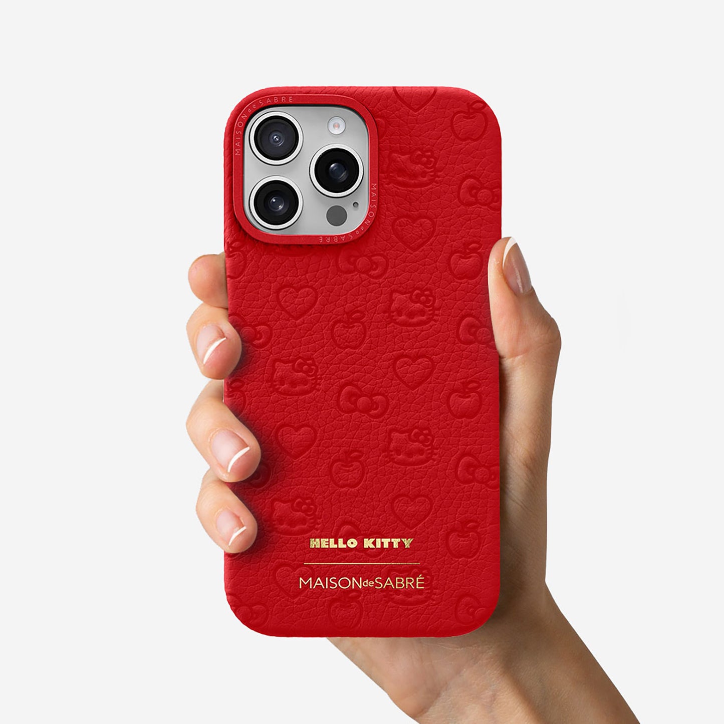 iPhone 16 Pro Case - Pomegranate Red (Hello Kitty)